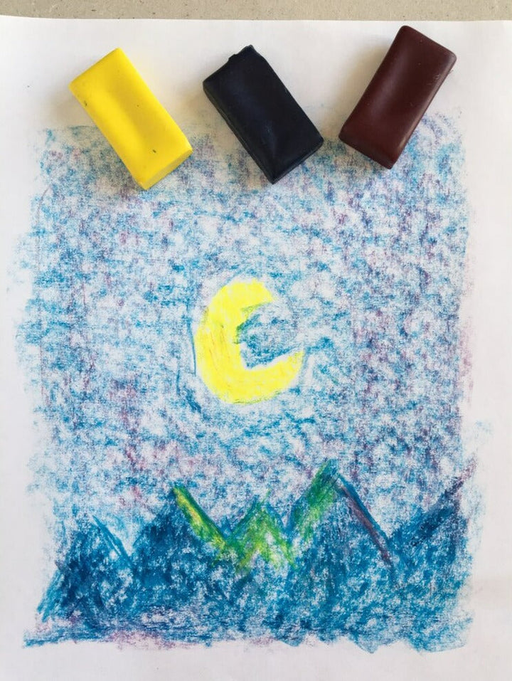 Hard Wax Block Pastel Set