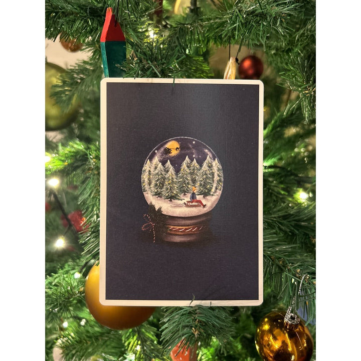 Snow Globe Postcard