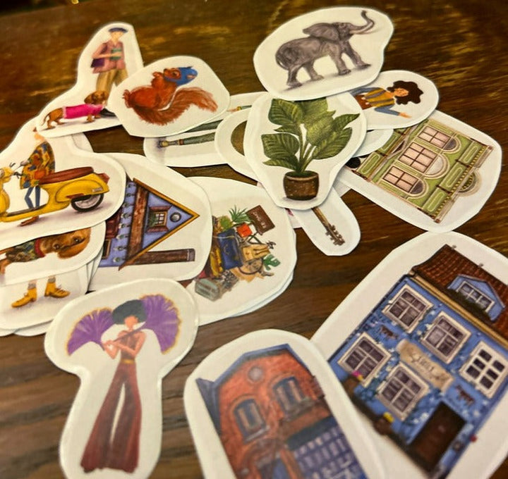 Figures Sticker Set