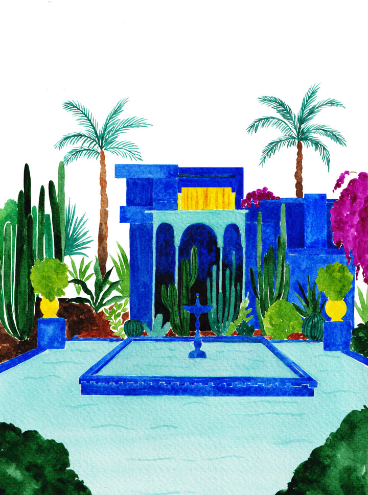 Majorelle Art Print
