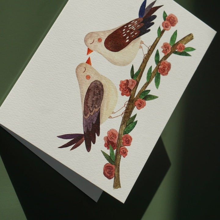 Greeting Card Birds