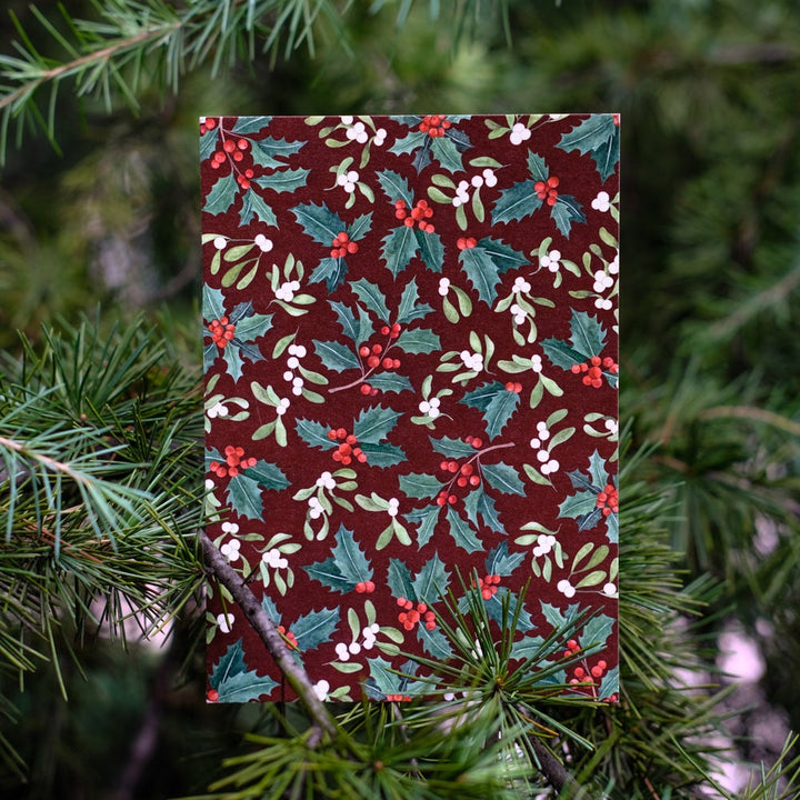 Christmas Postcard No.9 Festive Pattern