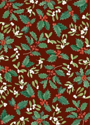 Christmas Postcard No.9 Festive Pattern