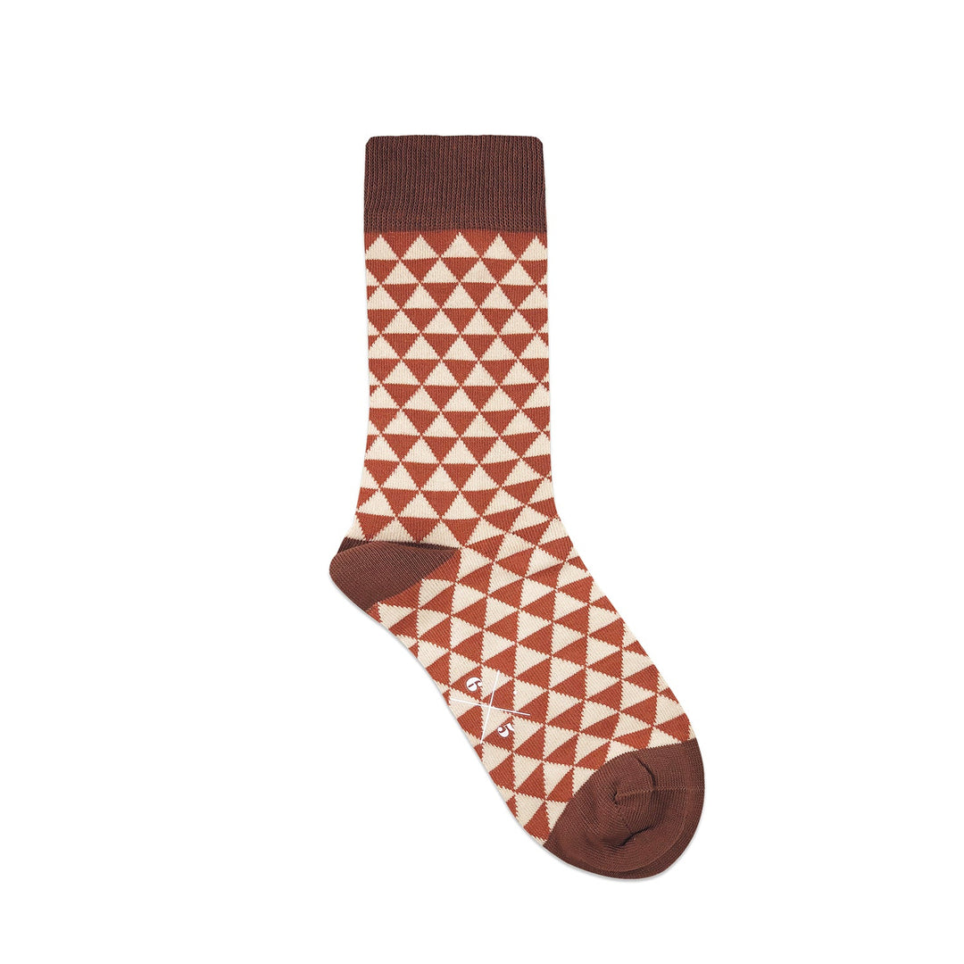 Triangles Pumpkin Spice Socks
