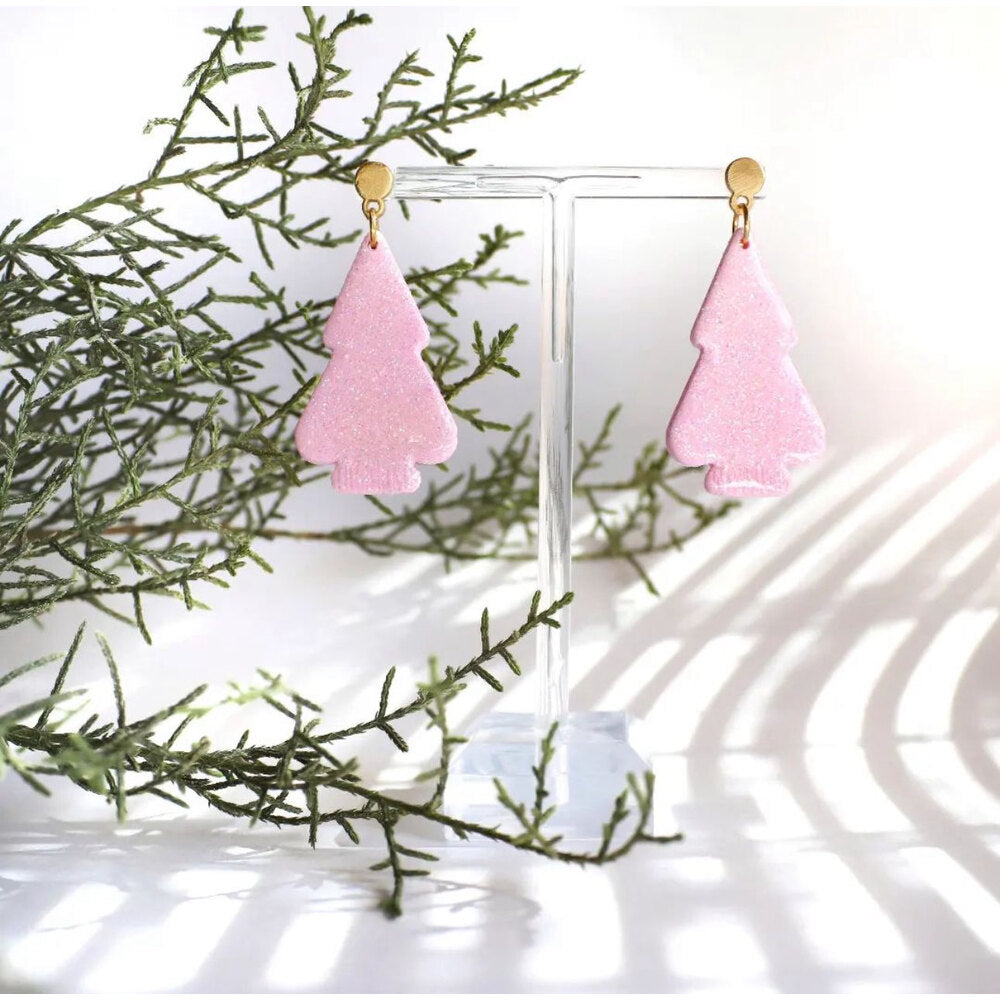 Pink Pine Earring