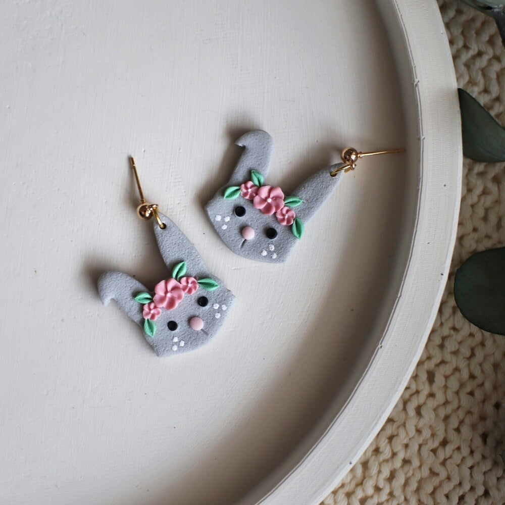 Christmas Bunny Earring