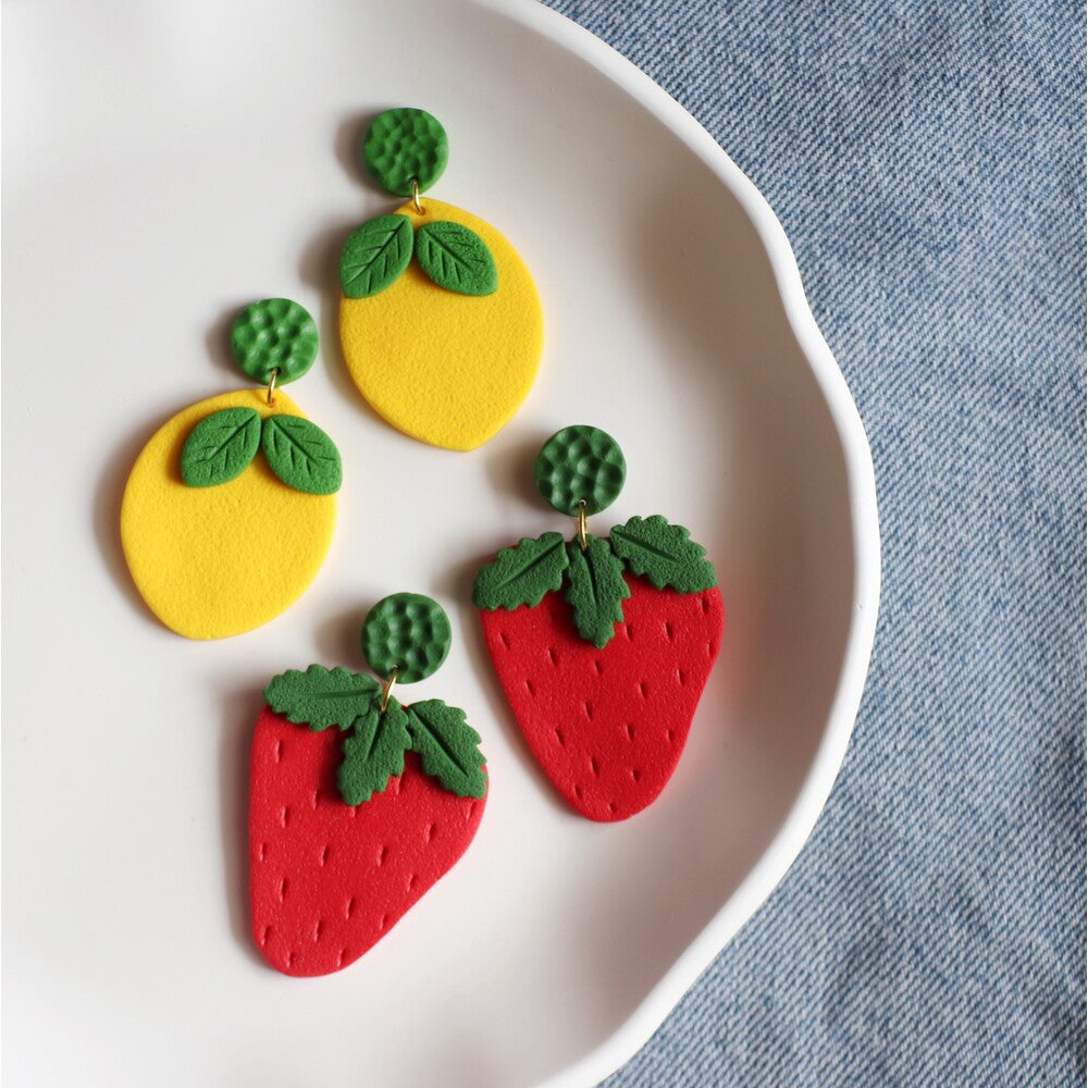 Big Strawberry Earring