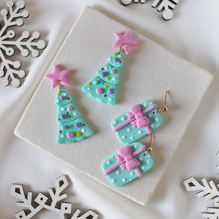 Fancy Mint Pine Earring