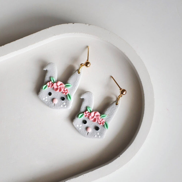 Christmas Bunny Earring