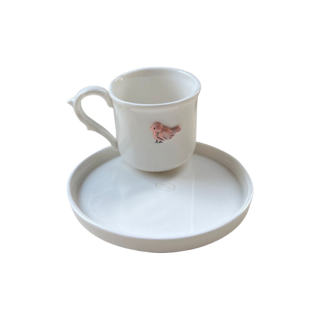 Rustik Bird Turkish Coffee Cup