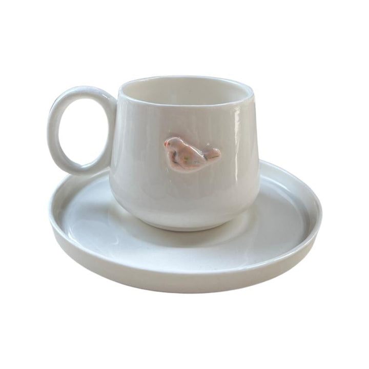 Elegant Bird Turkish Coffee Cup