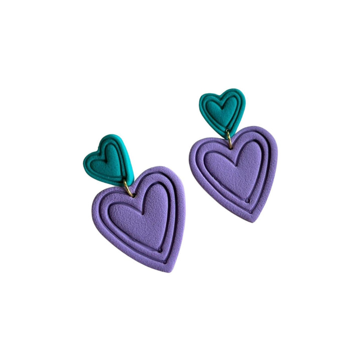 Double Heart Earring