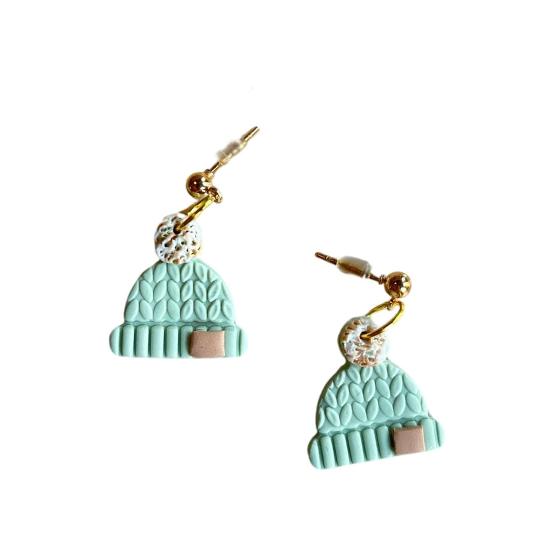 Mint Hat Earring