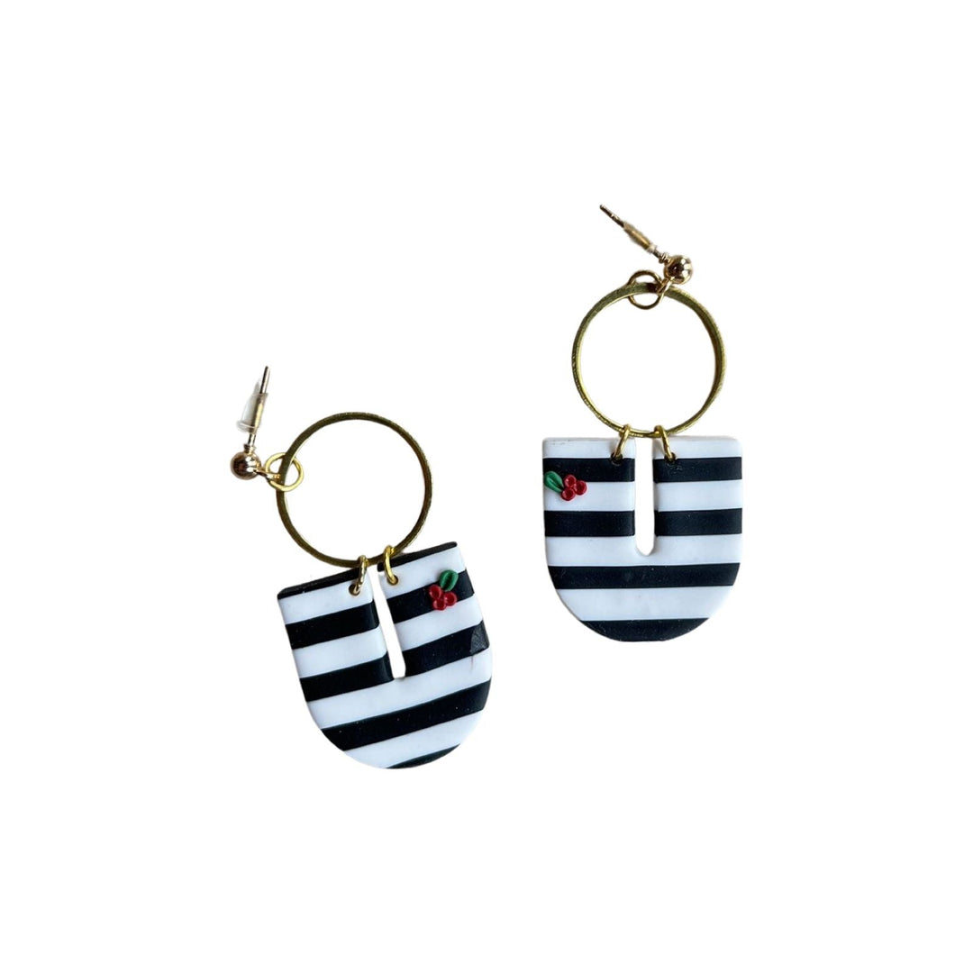 Striped Cochina Earring