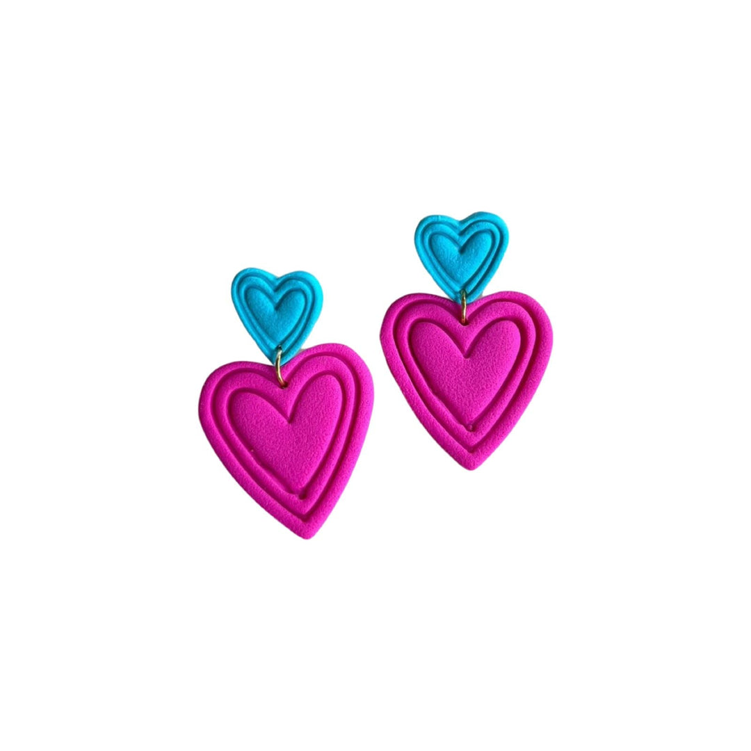 Double Heart Earring