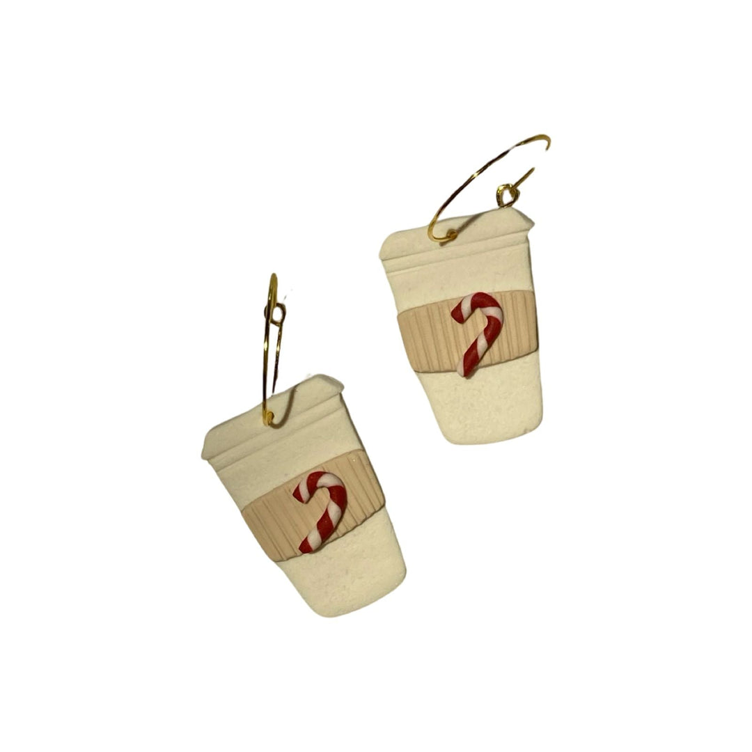 Christmas Coffee Earring