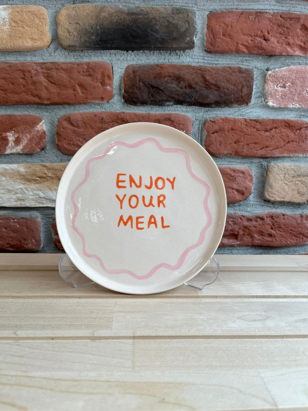 Enjoy Your Meal Plate