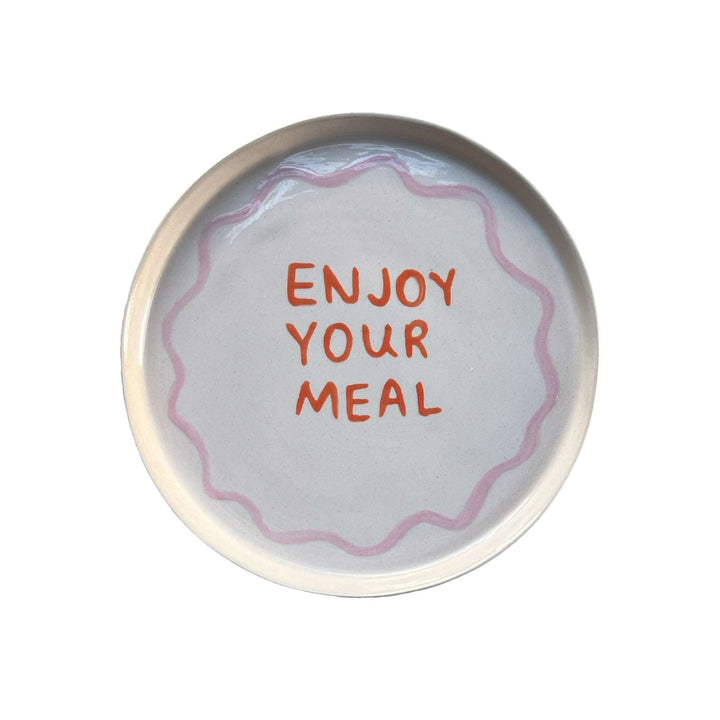 Enjoy Your Meal Plate