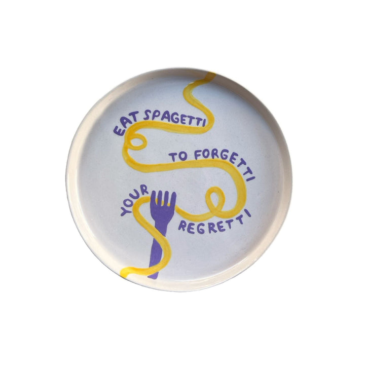 Eat Spagetti To Forgetti Your Regfetti Plate