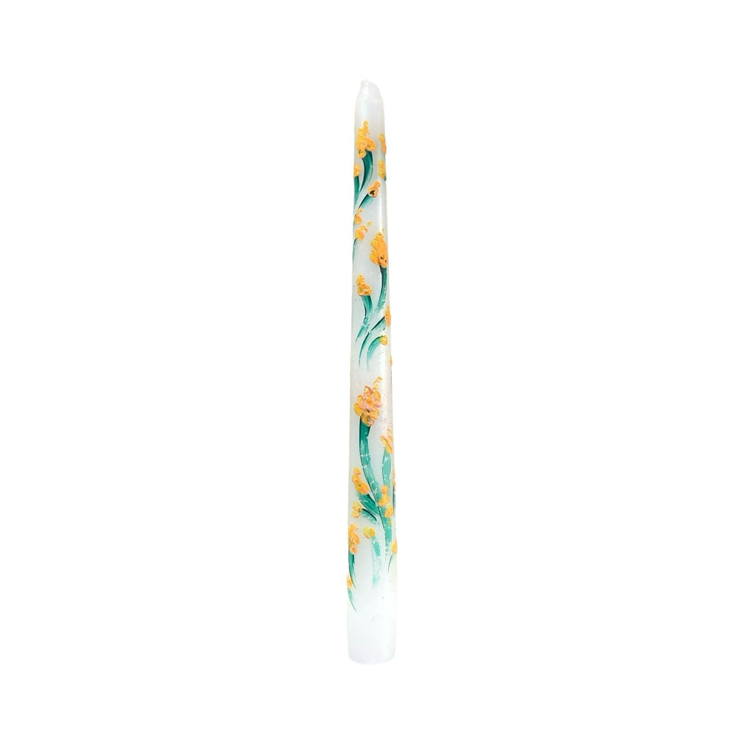 Hand-Painted Candlestick Candle