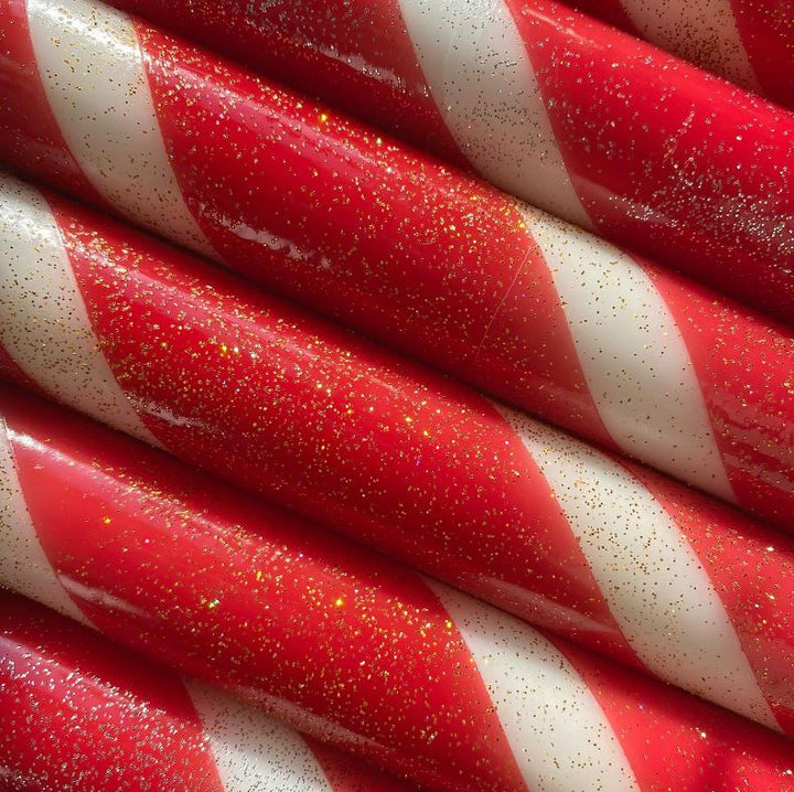 Candy Cane Candle