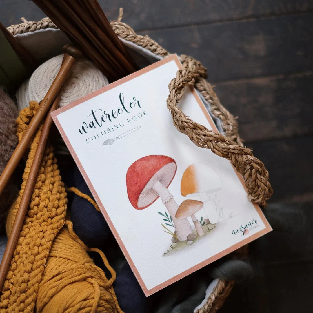 Watercolor Coloring Book Autumn