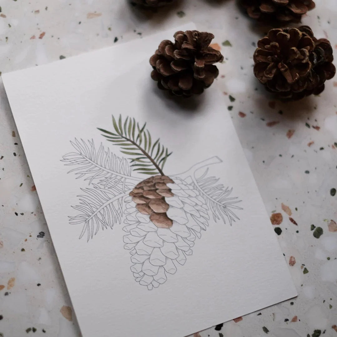 Watercolor Coloring Book Autumn
