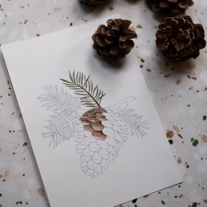 Watercolor Coloring Book Autumn