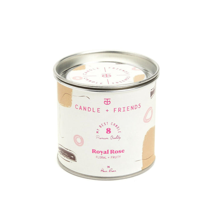 No.8 Royal Rose Tin Candle