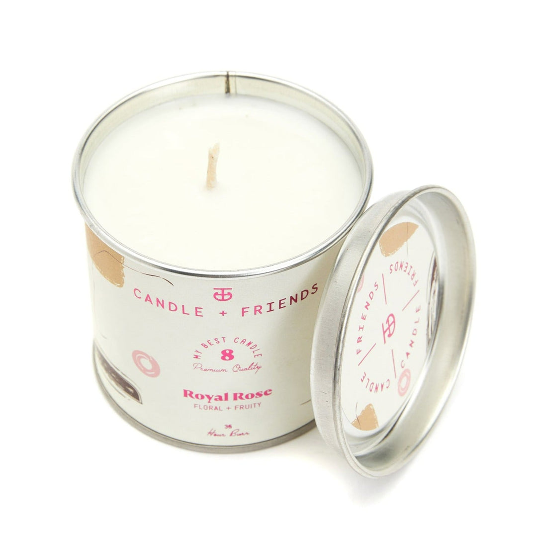 No.8 Royal Rose Tin Candle