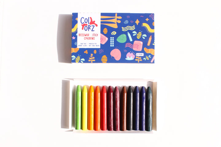 Hard Wax Pencil Crayon Set