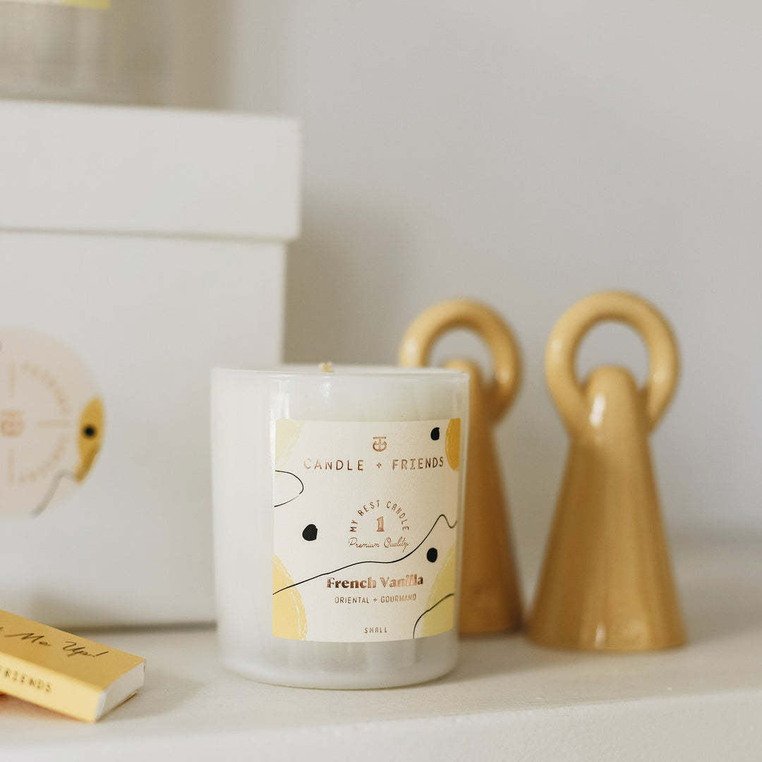 No.1 French Vanilla Glass Candle