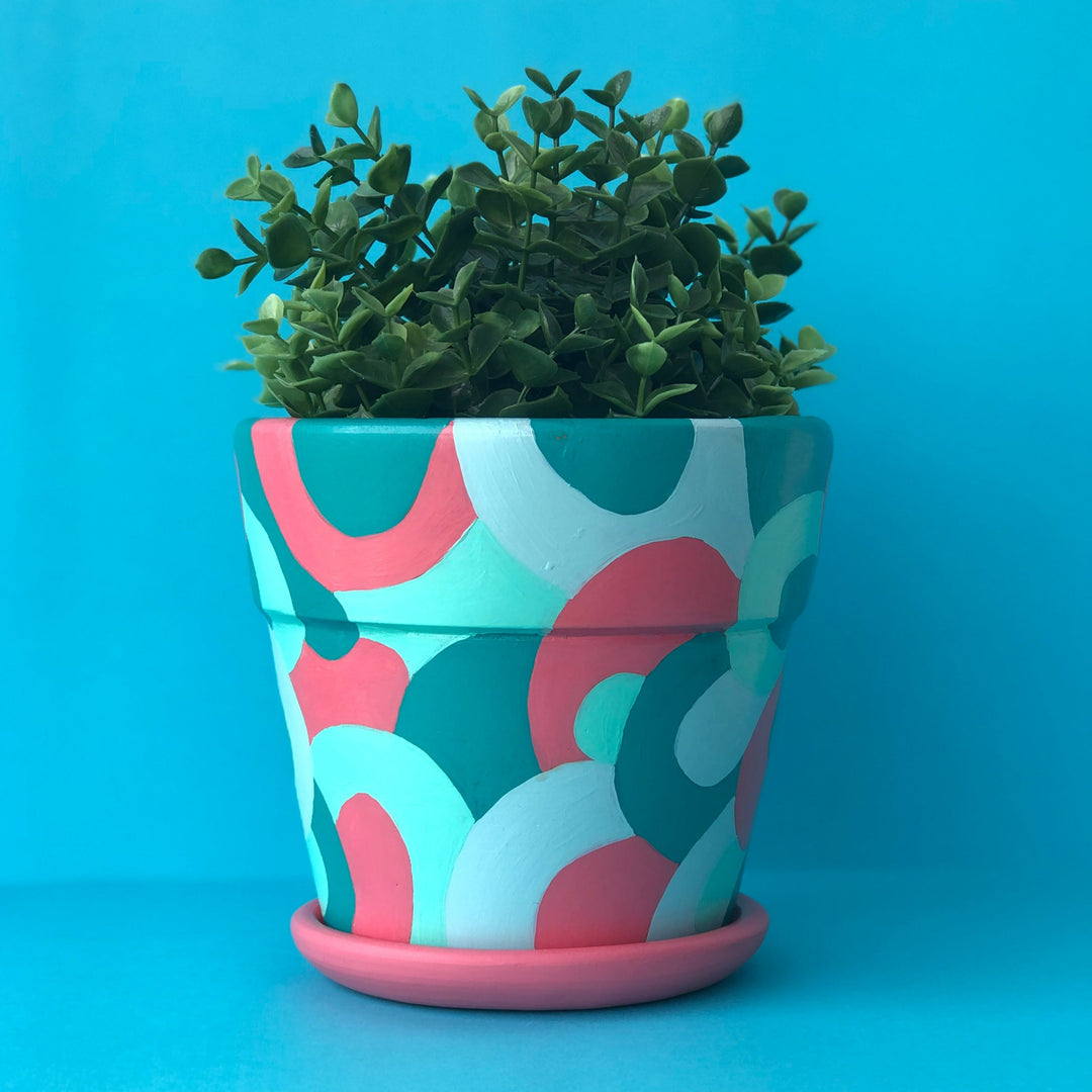 Blue Head Pot