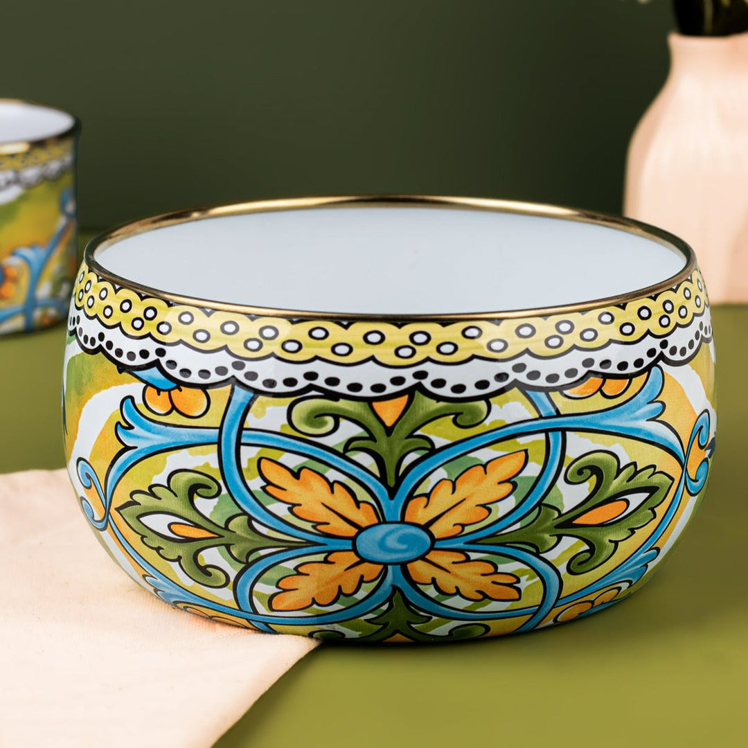 Selge Enamel Bowl