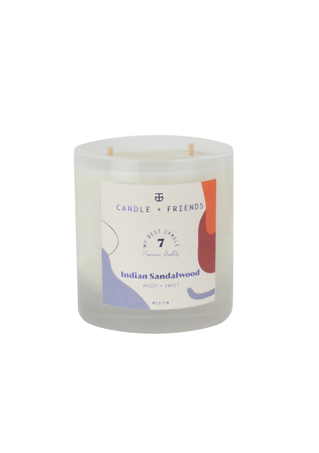 No.7 Indian Sandalwood Glass Candle