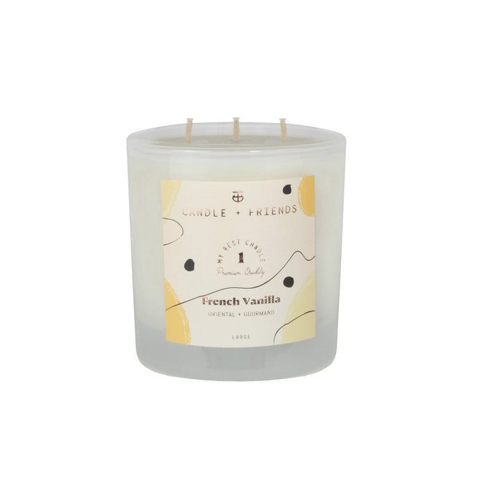 No.1 French Vanilla Glass Candle