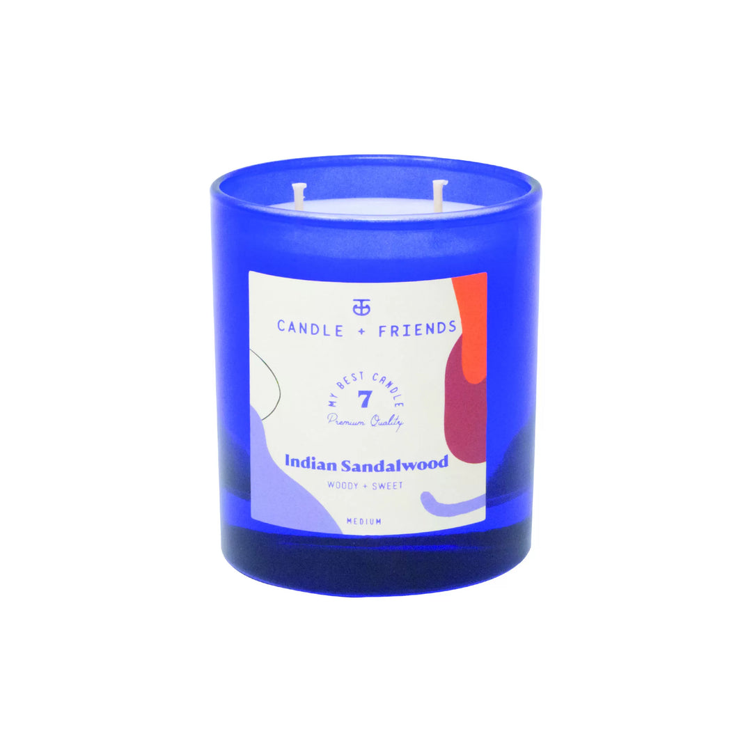 Indian Sandalwood Glass Candle Special Edition