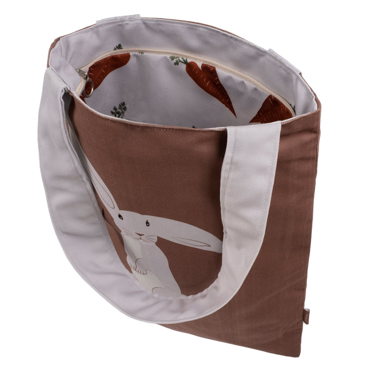 Brown Rabbit Tote Bag