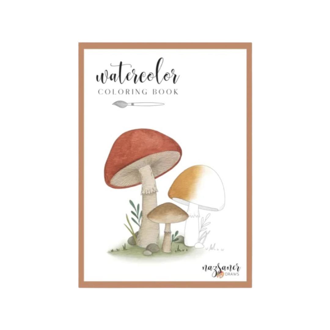 Watercolor Coloring Book Autumn