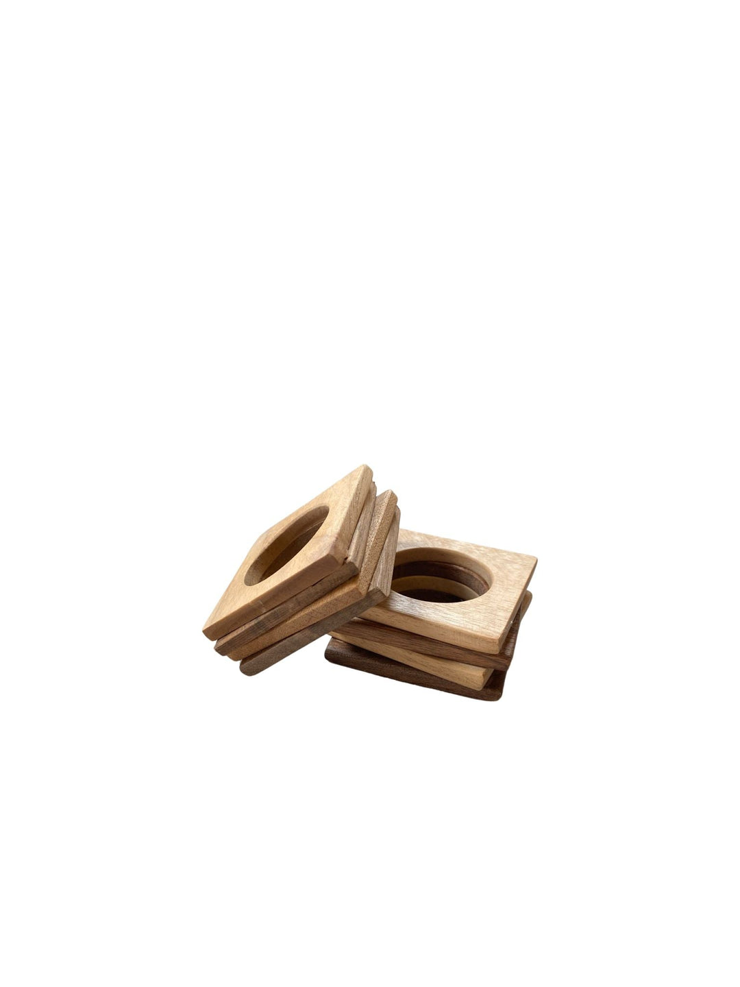 Napkin Rings Walnut Napkin