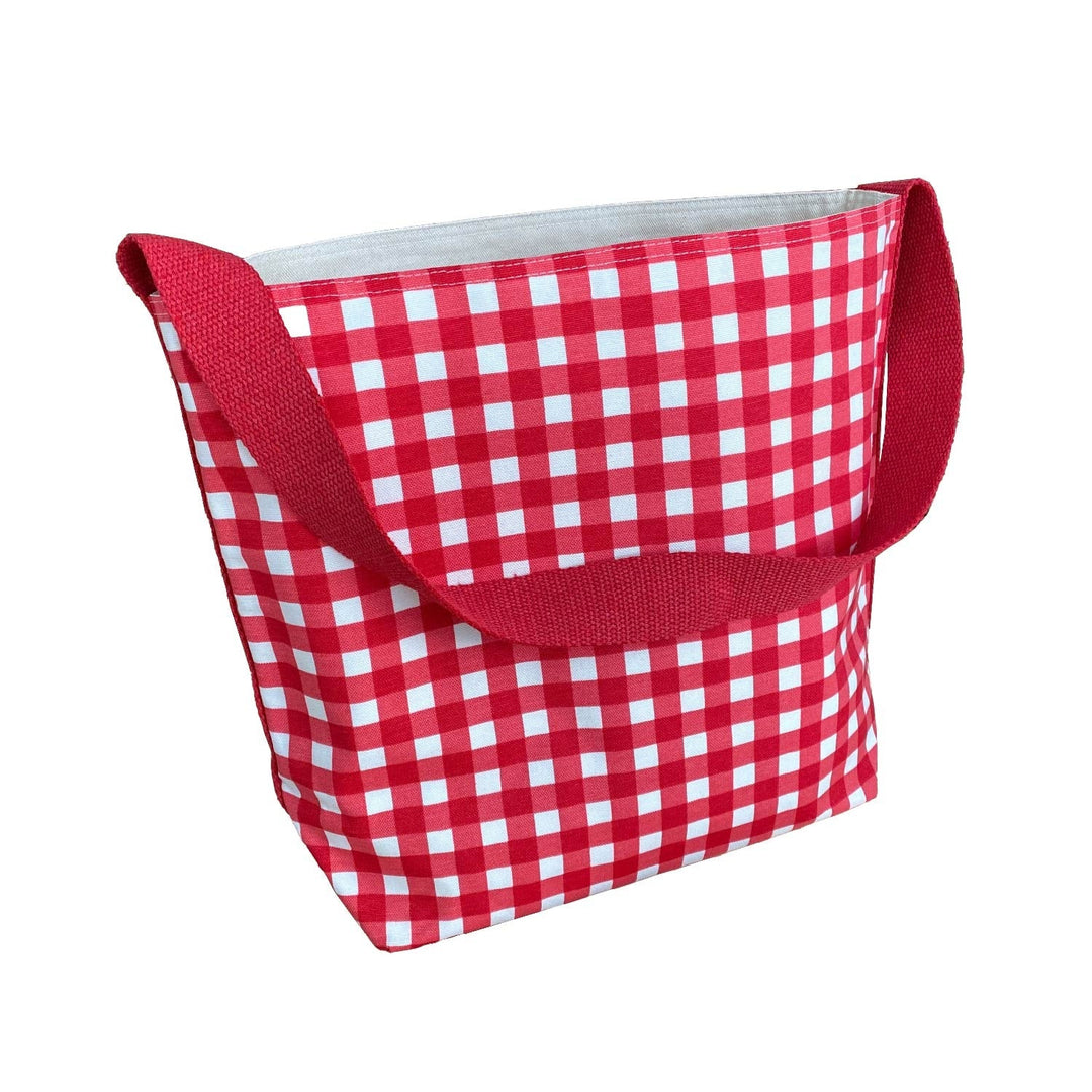 Red Gingham Bag