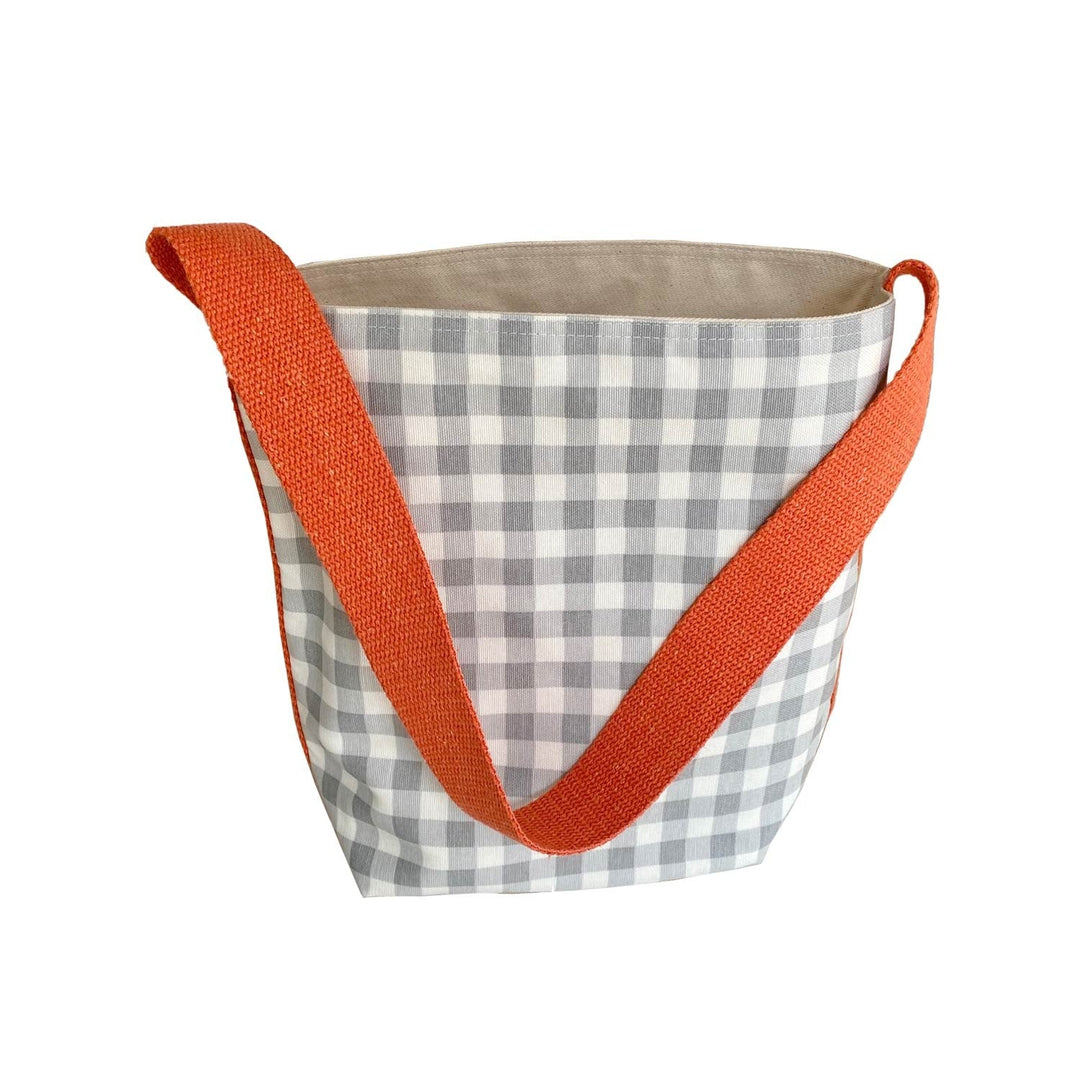 Gray Gingham Bag