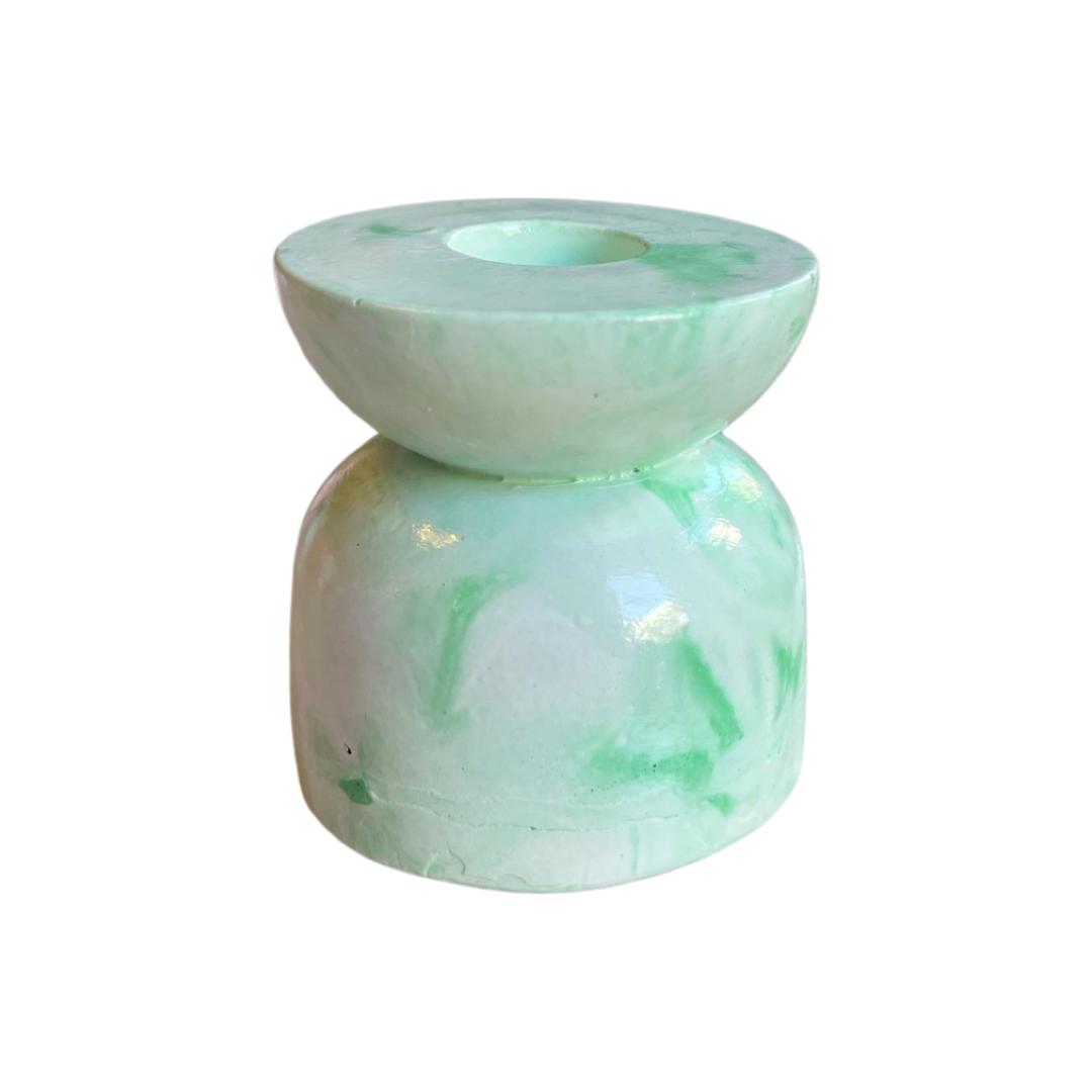 Ruby Candle Holder Green