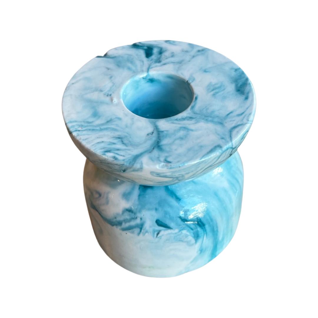 Ruby Candle Holder Blue