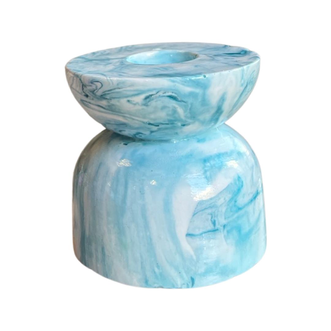 Ruby Candle Holder Blue