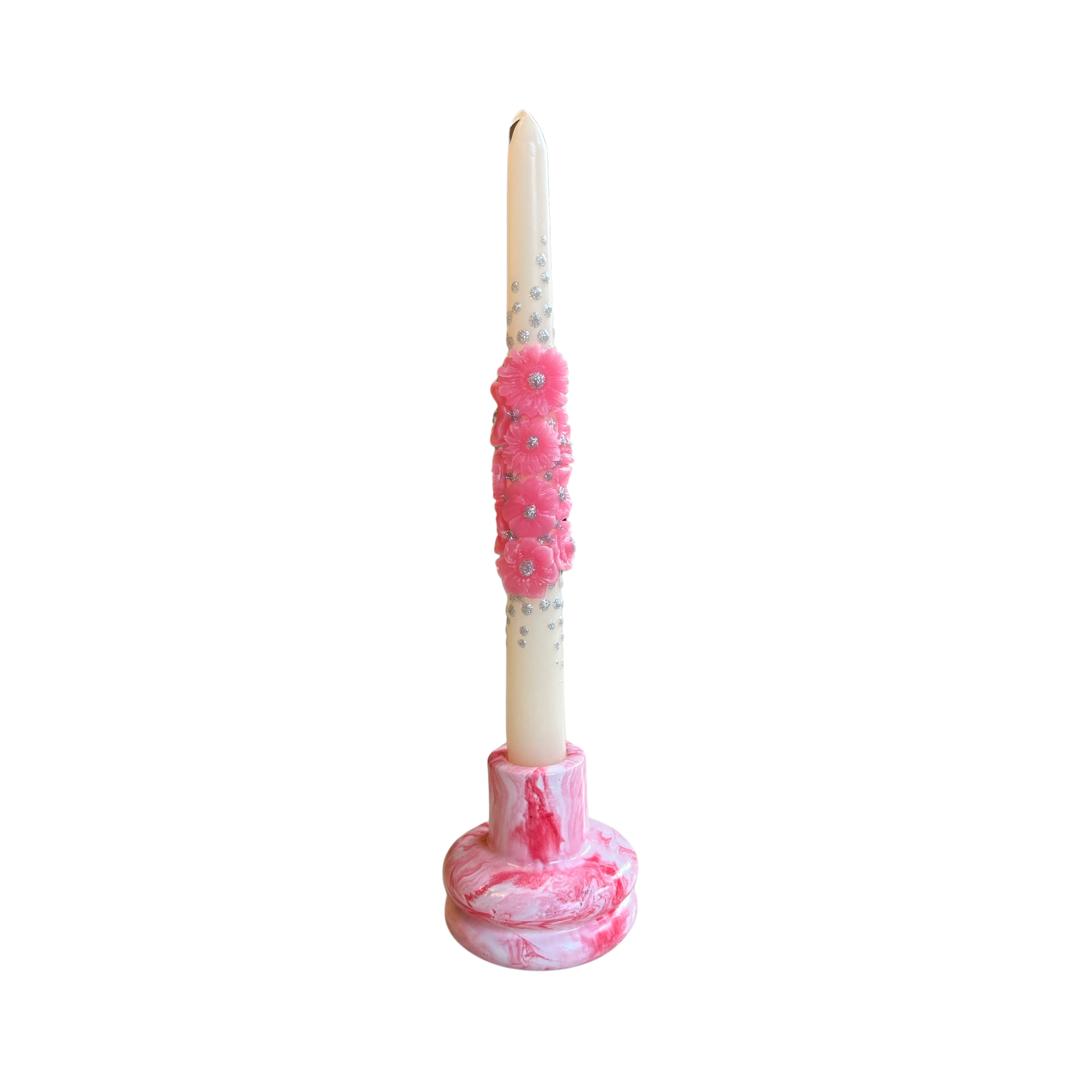 Limited Edition Candle Holder Pink