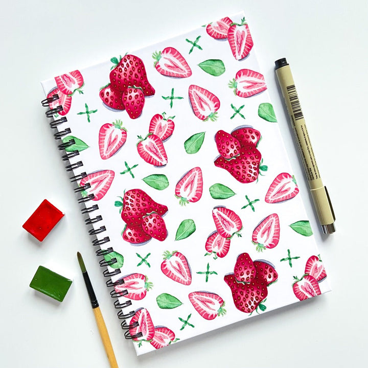 Strawberry A5 Notebook