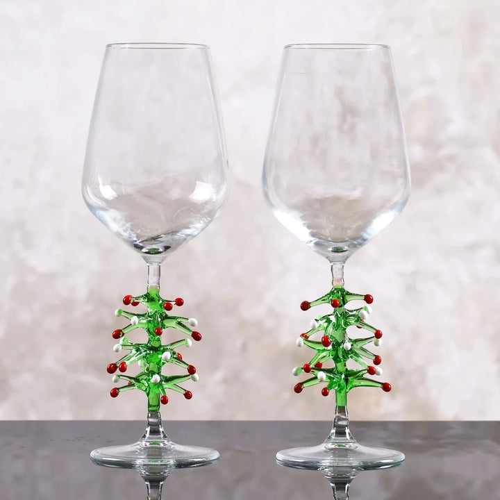 Christmas Pine Tree Goblet